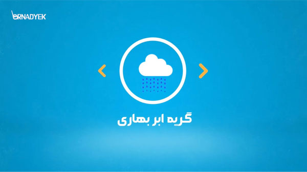 اسامی استعاره - استعاره گریه ابر بهار